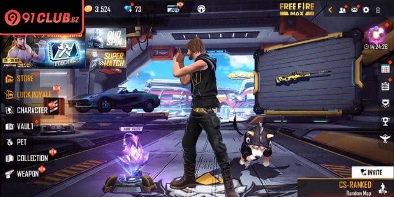 Detailed visual representation of the garena free fire max environment