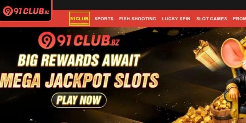 The premium interface of the official 91 club homepage The premium interface of the official 91 club homepage