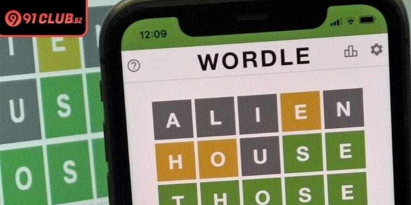 The primary interface of the official Wordle game grid