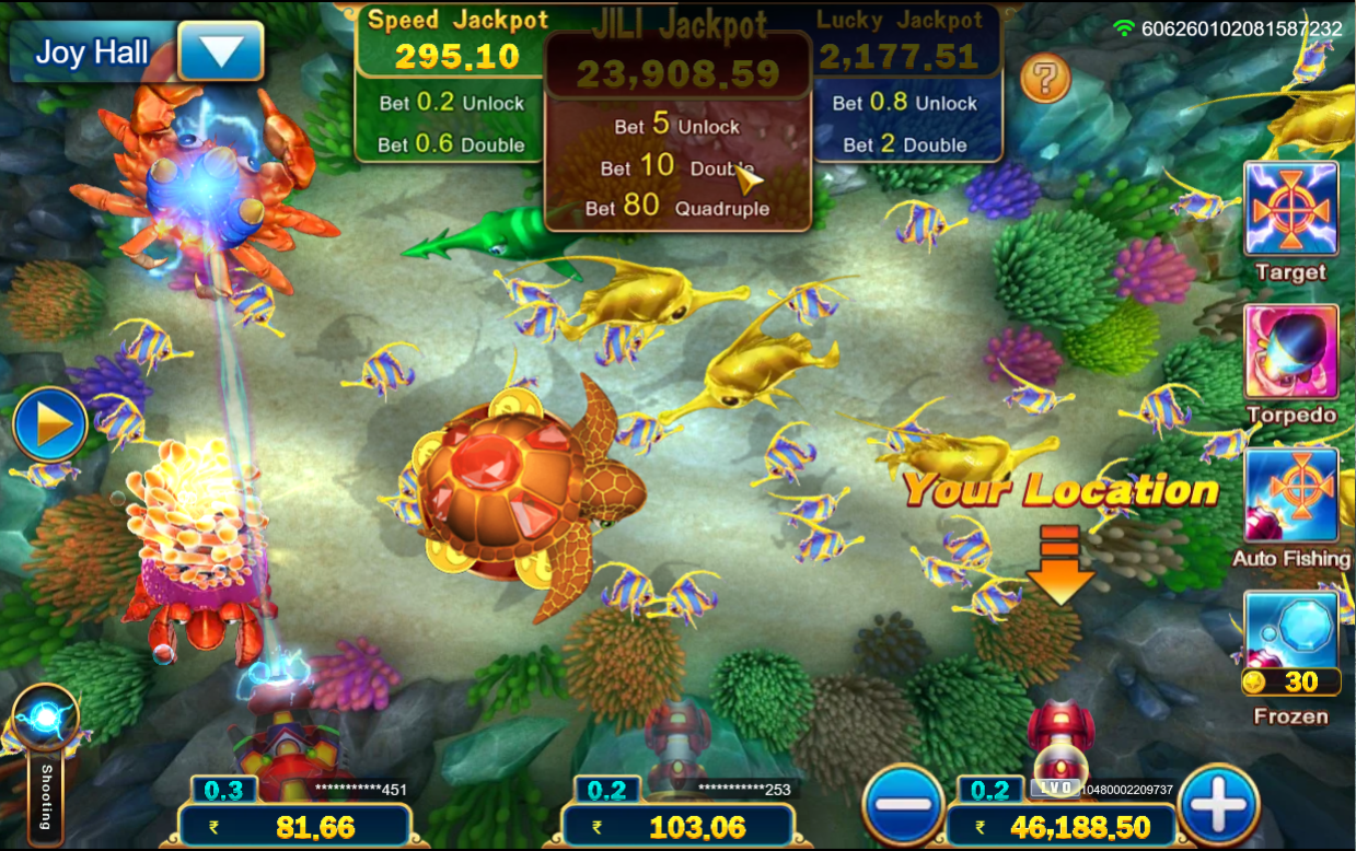 Fish shooting game battle